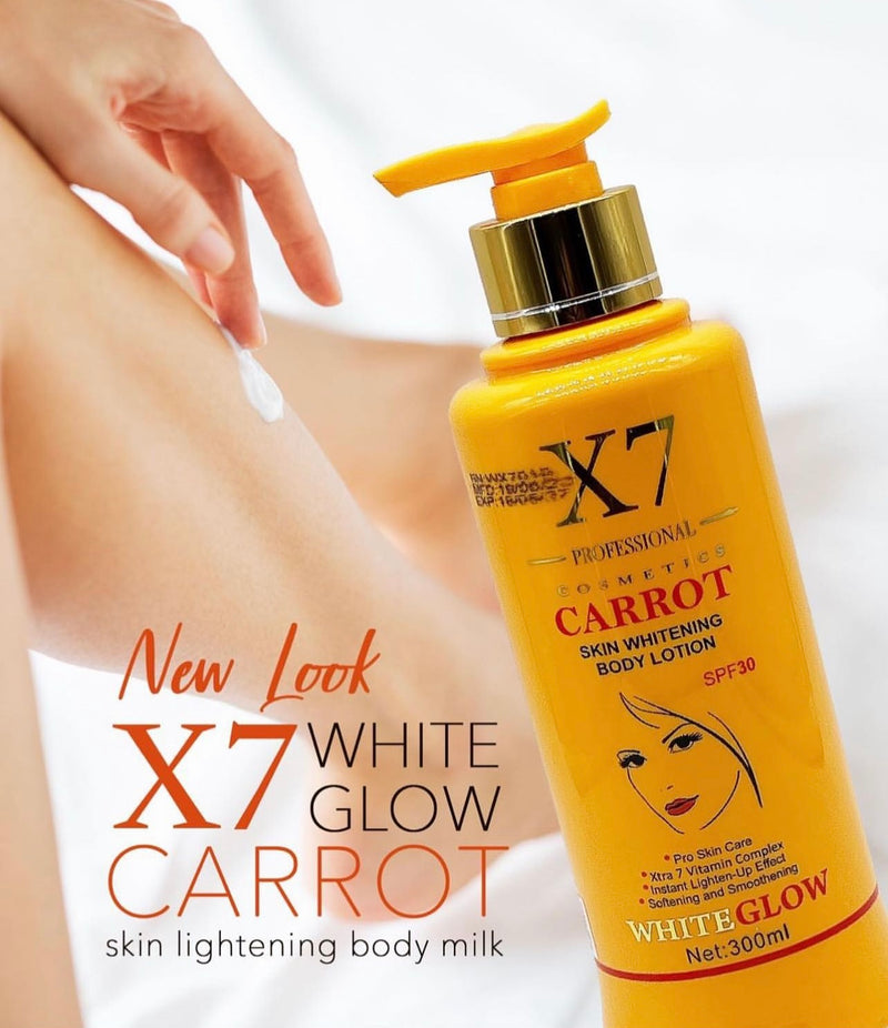 X7 White Glow Carrot Lotion