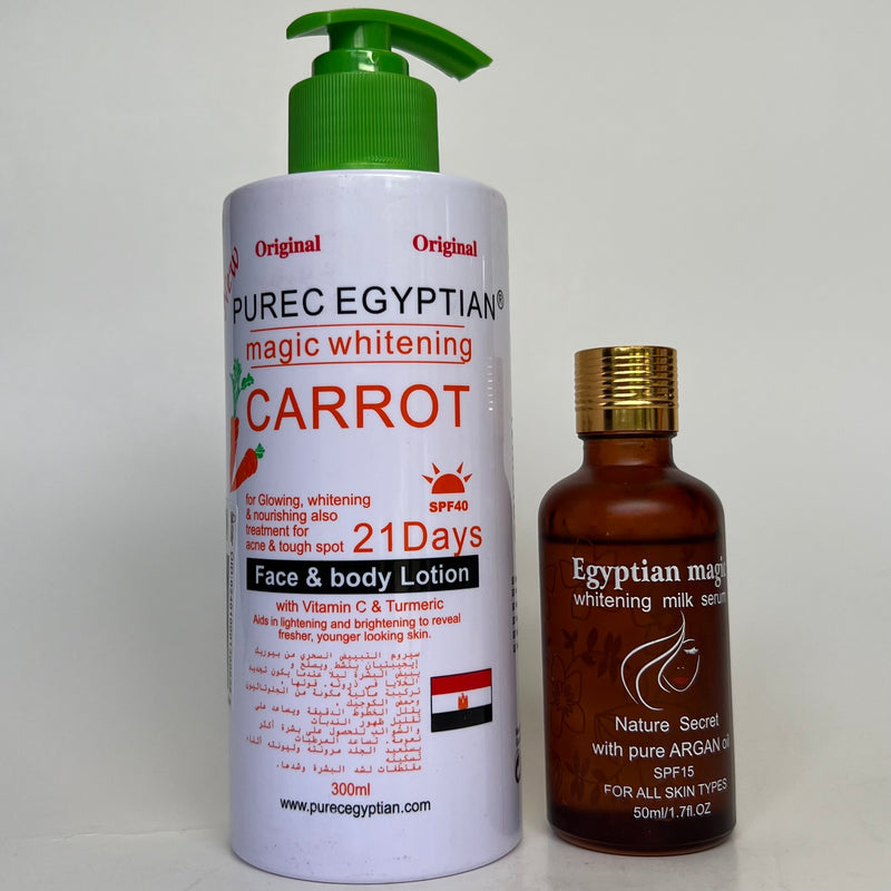 Purec Egyptian Carrot Lotion & serum