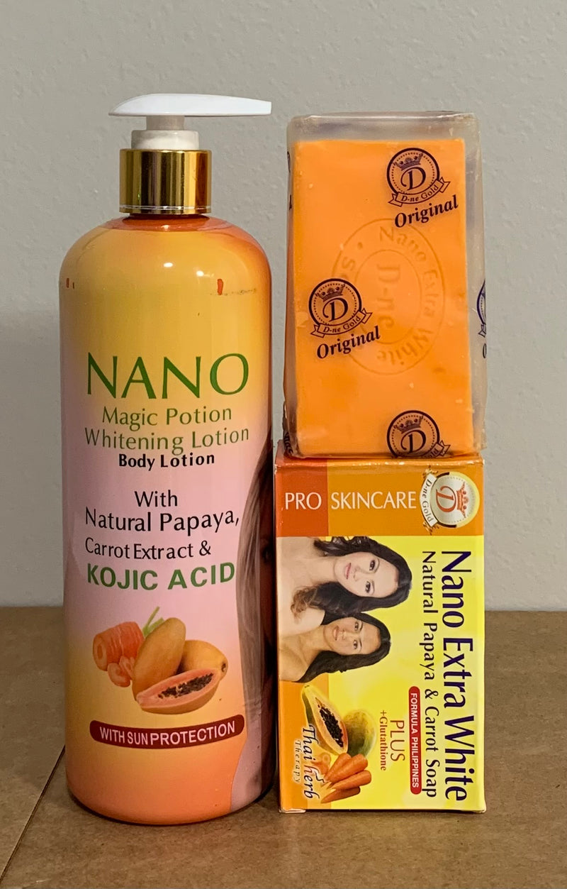 Nano Whitening Lotion & Soap