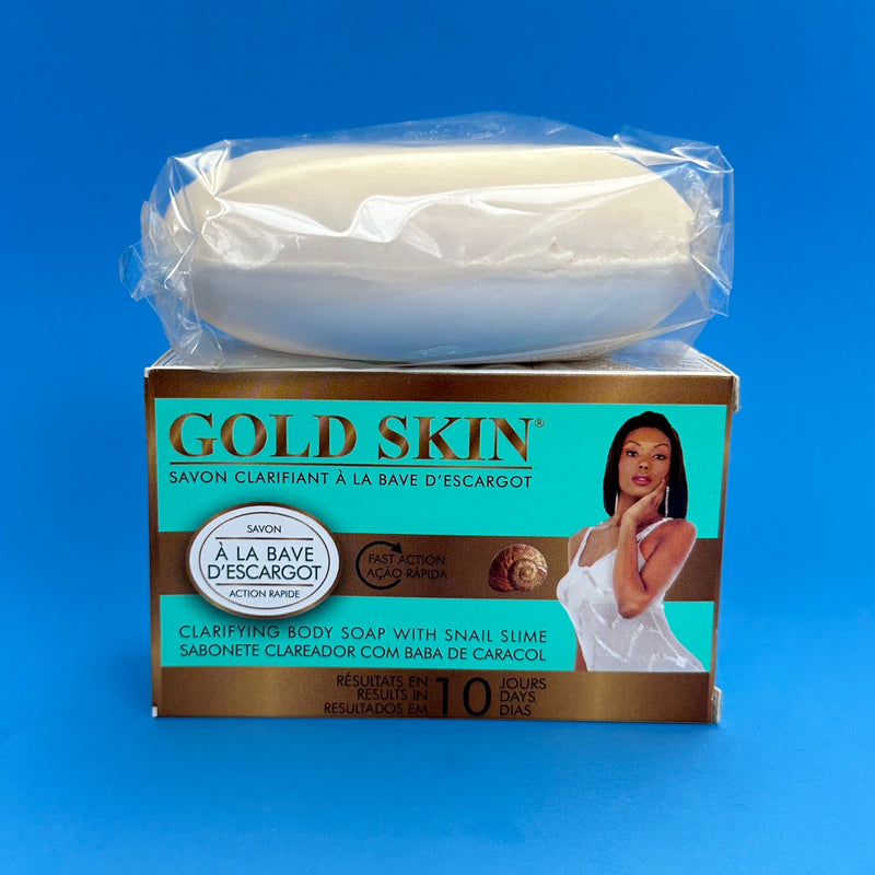 Gold skin soap